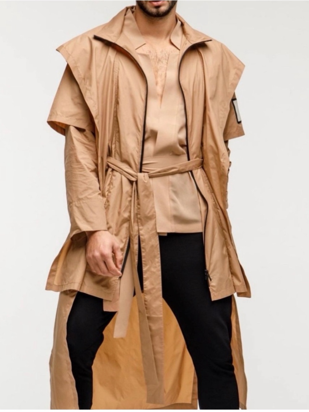 ORTTU Guru Tan Raincoat Size L
